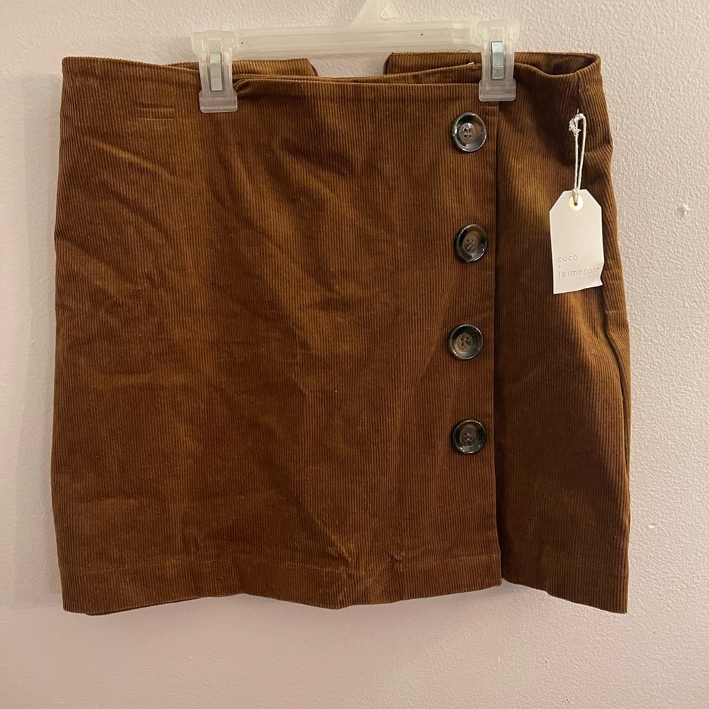 Franscesca’s Brown Skirt! NWT! Large!
